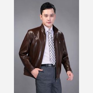 mens sheep leather casual jackets